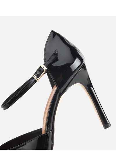 Hotiç Kadın Rugan Deri Siyah Bilekten Bağlamalı Stiletto 01ayh321930a100 01ayh321930a100 Siyah