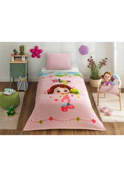 Niloya Tospik Lisanslı Tek Kişilik Çocuk Battaniyesi 150x200 Cm Renksiz