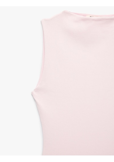 Koton Slim Fit Dik Yaka Kolsuz Asimetrik Uzun Elbise Pembe 7wal80029ık Gül Koton Slim Fit Dik Yaka Kolsuz Asimetrik Uzun Elbise Pembe 7wal80029ık Gül