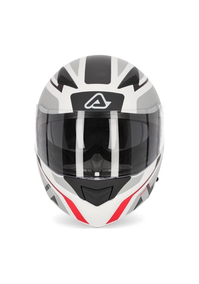 Acerbis Rederwel Motosiklet Kask Gri - Beyaz