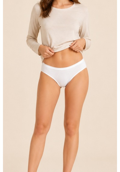 Loule Kadın 6'lı Yumuşak Modal Pamuklu Bikini Külot Renkli Set Çok Renkli
