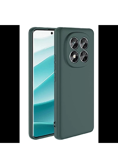 Xiaomi Redmi Note 14 Pro 4g Kılıf First Silikon - Koyu Yeşil