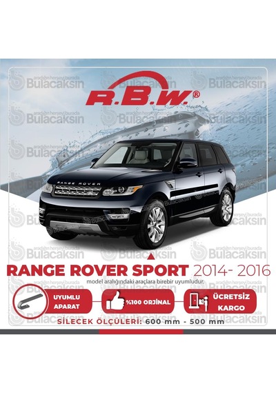 Range Rover Sport Muz Silecek Takımı (2014-2016) RBW