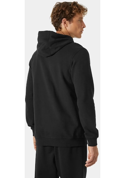 Helly Hansen Hh Logo Hoodie Erkek Siyah Kapüşonlu Sweatshirt 33977-990