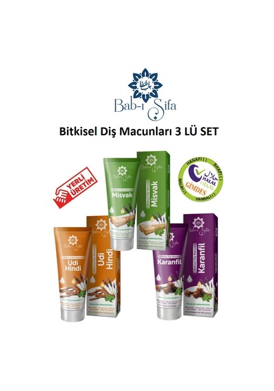 Bitkisel Diş Macunları 140 Gr. 3 Lü Set