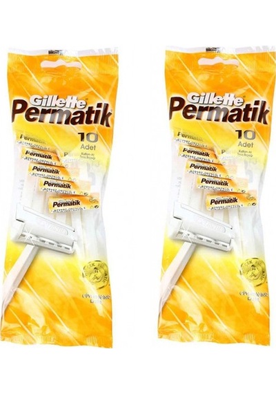 Gillette Permatik Kullan-At Tıraş Bıçağı 2 x 10'lu