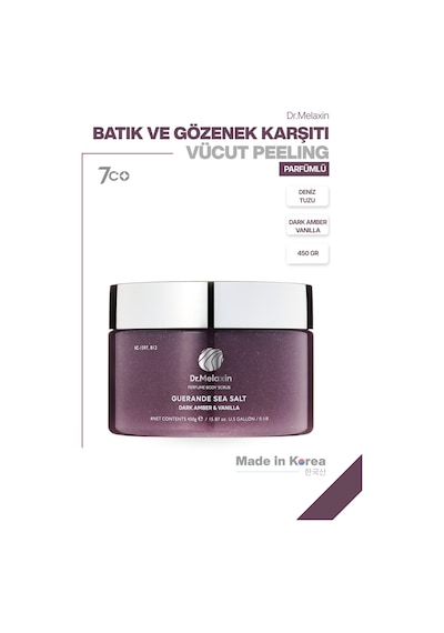 Guerande Deniz Tuzu & Vanilya Parfümlü Vücut Peelingi Arındırıcı Ve Pürüzsüzleştirici Bakım 450g