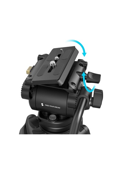 Smallrig 5441 Ad14 Profesyonel Karbon Fiber Video Tripod