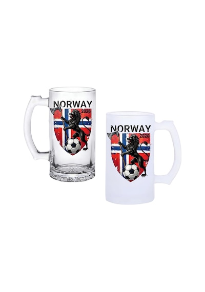 Norveç Milli Takımı Buzlu Ya Da Buzsuz Bira Bardağı