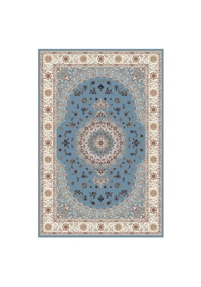 Kartela Halı Siva Halı Jüt Taban Dokuma Halı Mavi - 120 X 180 Cm