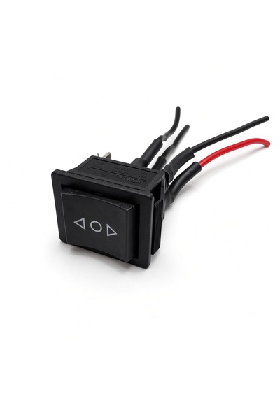 12volt 24 Volt Motor Sağ Sol Çevirme Butonu siyah