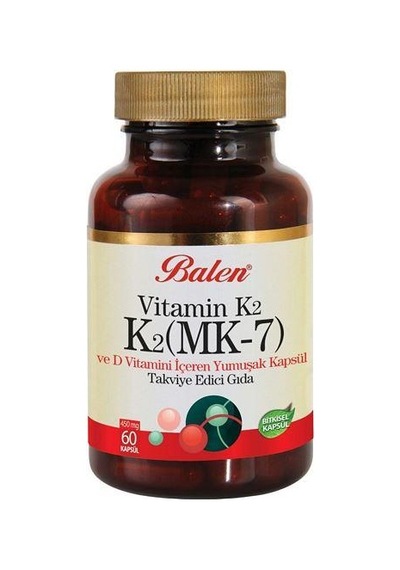 Balen Vitamin K2 D Vitamini K2 Mk7 450 MG 60 Kapsül