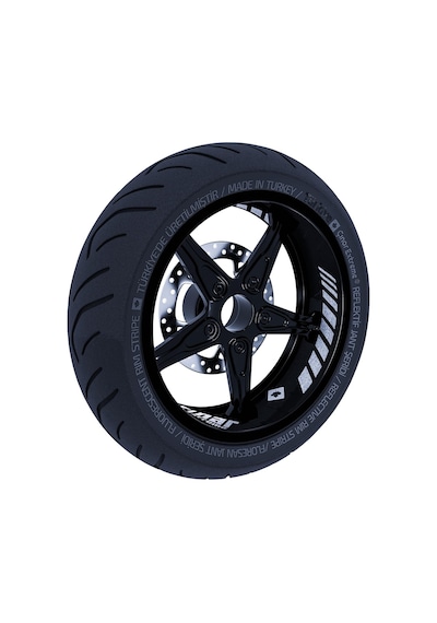 Gp Racing Yaldızlı Gümüş İç Jant Şeridi Sticker Çınar Extreme