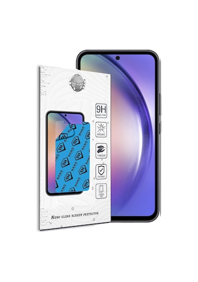 Samsung Galaxy Uyumlu A54 Nano Ekran Koruyucu Kırılmaz Esnek Cam