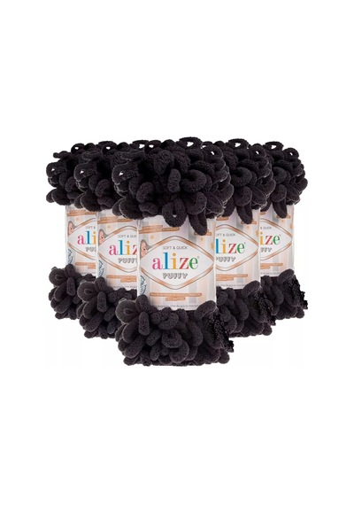 Alize Puffy Puffy 1060 - 5 Adet Peluş İplik 264250942