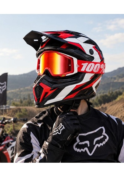 Mtr38x Kırmızı Motosiklet Cross Gözlük Polikarbonat Lens Motocross Gözlüğü Profesyonel