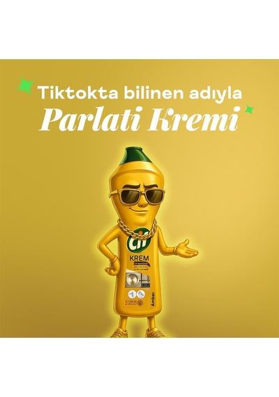 Krem Yüzey Temizleyici Altın Işıltısı Amber Kokulu 750 Ml 10'lu Set
