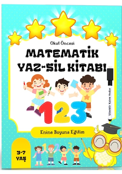 Okul Öncesi Matematik Yaz-sil Kitabı