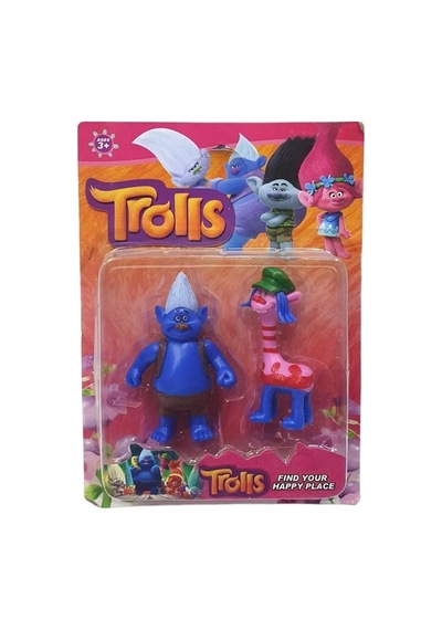 Trolls Yağmur Ormanı Şans Bebekleri 2 Li Figür