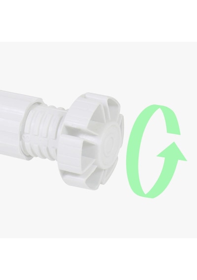 Ayarlanabilir 1 Adet 10+2 Cm Plastik Ayak Dolap Mobilya Tezgah Yükseltici Yükseltme Ayağı Gri 6395751