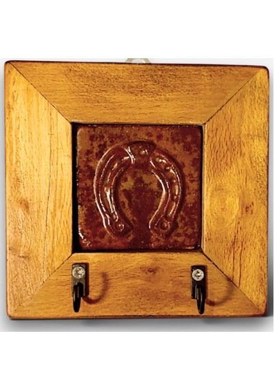 Nal, Seramik Anahtarlık Duvar Pano 14,5x14,5x2,5cm -