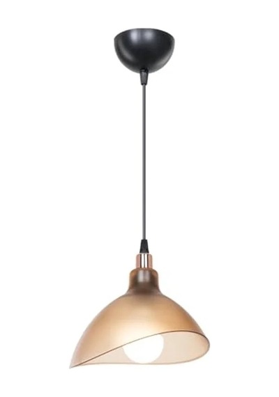 Bal Rengi Sarkıt Avize, Yatak Odası Ve Salon İçin, 22 Cm 01G Taba