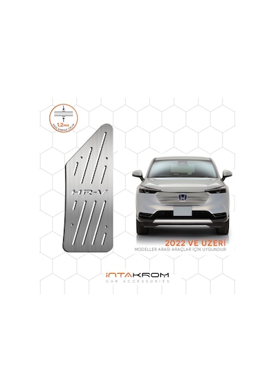 Honda Hrv Krom Ayak Dinlendirme Pedalı 2022 Ve Üzeri
