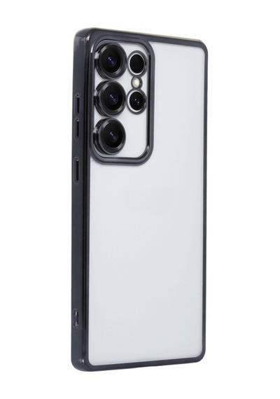 Samsung Galaxy  Uyumlu,  S25 Ultra Kılıf Razer Lensli Silikon - Siyah
