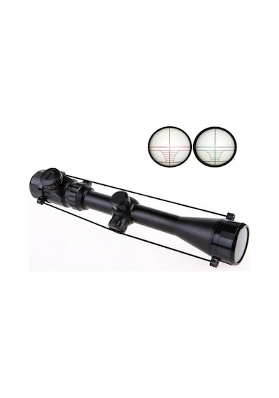 Spike 3-9x40 Zoomlu Çıft Işıklı Av Tüfeği Dürbünü Kamp Malzemesi Optik Ekipman Seyahat Aleti Diğer