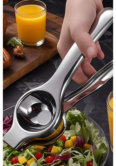 Paslanmaz Çelik Limon Sıkacağı Pratik Kolay Sıkılabilir Limon Mandalina Sıkacağı Paslanmaz Paslanmaz Diğer