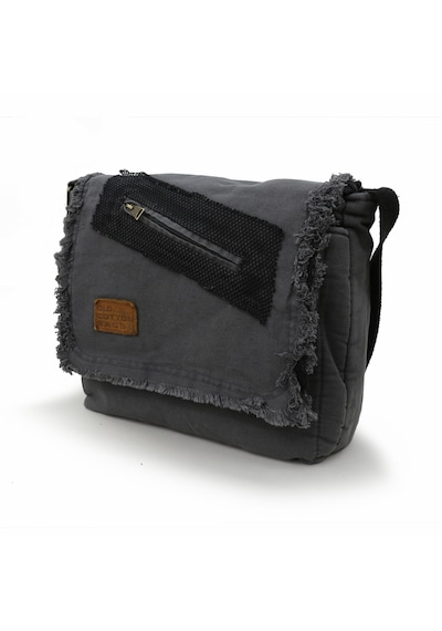 Old Cotton Cargo 7136 Gri 14 İnç Laptop Günlük Omuz Okul Çantası Grı
