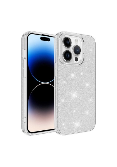 Apple Uyumlu iPhone 14 Pro Max Uyumlu Zore Shining Silikon-pembe -