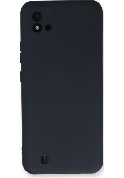 Realme C11 2021 Uyumlu Kılıf Nano İçi Kadife Silikon - Lacivert
