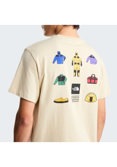 The North Face M Icon Celebratıon Regular Short Sleeve Erkek Tişört Nf0a8gasdom1 Gri
