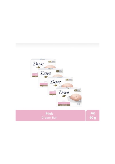 Cream Bar For Soft Pink Sabun 90gr - 4 Adet Diğer