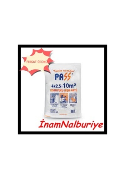 Koruma Örtüsü - 10 M2 Hişir Naylon 4 X 2.5 Mt Ebatinda