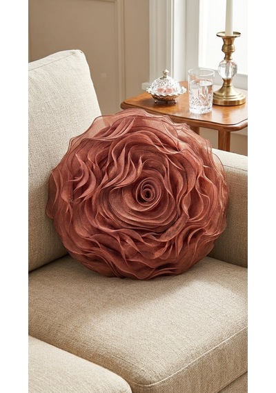 Rose Terracotta Yastık Çok Renkli