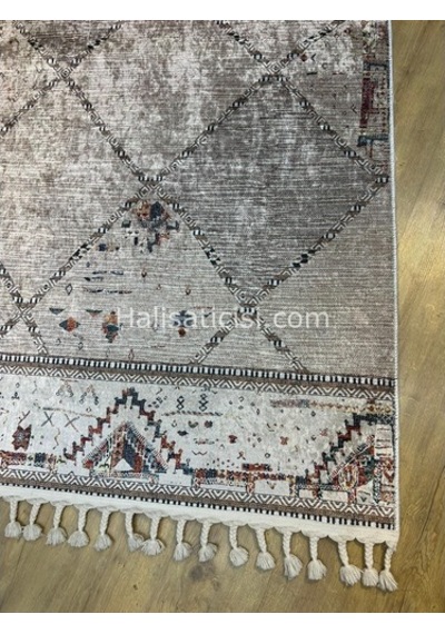 Salerno Çamaşır Makinesinde Yıkanabilir Kilim Halı Hs1029 Çok Renkli