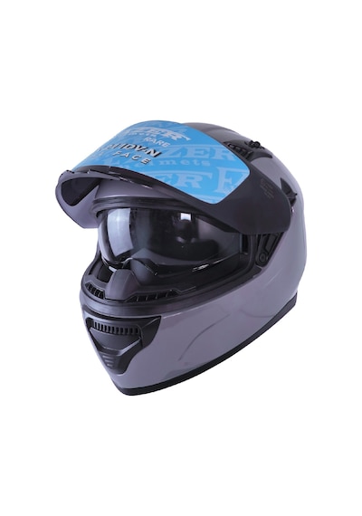 Fazer Ece 22.R06 Double Vizörlü Full Face Motor Kaskı Nardo Gri -