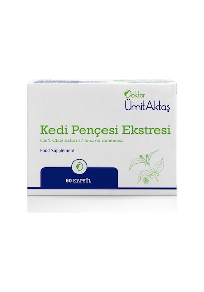 Dr. Ümit Aktaş Dr. Ümit Aktaş Kedi Pençesi Ekstresi 60 Kapsül