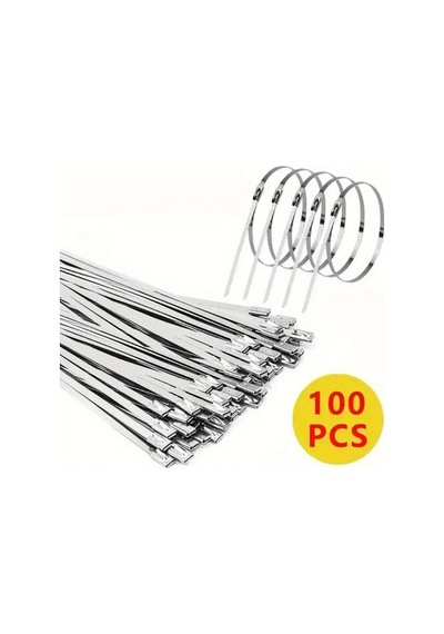 Sunshine011 Otomatik Kendinden Kilitlenmeli Kablo Bağı Pensesi 100adet Siyah Dayanıklı Metal