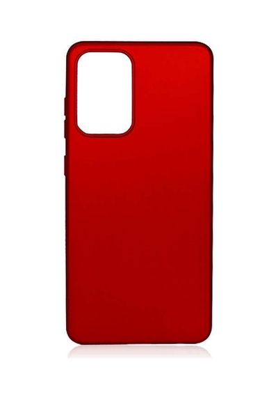 Samsung Uyumlu Galaxy A72 Kılıf Zore Premier Silikon Kapak Kırmızı