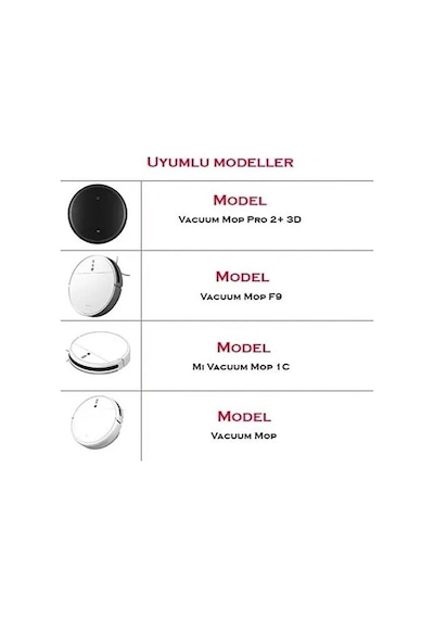 Srfn Ticaret Xiaomi Vacuum Mop 2c Xmstjqr2c Uyumlu 2 Adet Hepa Filtre