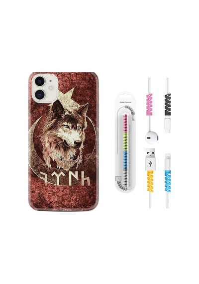 Apple Uyumlu iPhone 13 Kılıf Kablo Koruyuculu Göktürk 3 1412