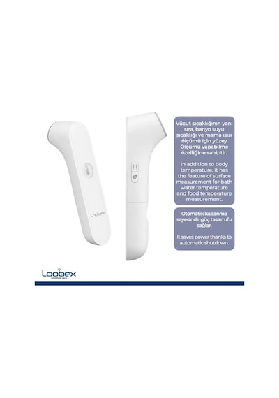 Loobex Led Temassız Ateş Ölçer Termometre