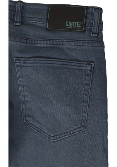 Denim Cartel Dmctekstil 823 Erkek Mavi Yüksek Bel Rahat Kesim Boru Paça Büyük Beden Jean Pantolon Denim Cartel Dmctekstil 823 Erkek Mavi Yüksek Bel Rahat Kesim Boru Paça Büyük Beden Jean Pantolon