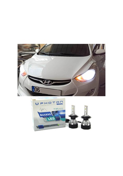 Hyundai Elantra Led Xenon Kısa Far Ampulü Hb3 9005 Access Yeni Seri Beyaz 2012+