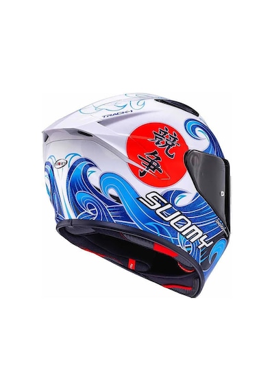 Suomy Track-1 Kask Waves Beyaz