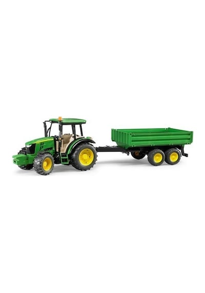 Bruder John Deere 5115m Traktör ve Römork - 02108