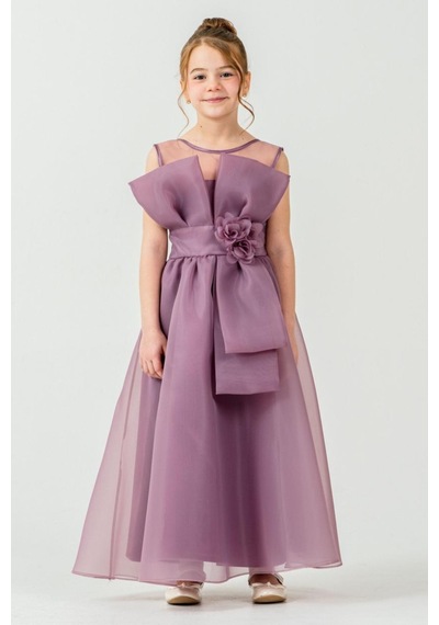 Mnk Baby & Kids Kız Çocuk Organze Tül Çiçek Ve Fiyonk Detaylı Gipe Sırtlı Prenses Abiye Elbise M00800 Mürdüm Mnk Baby & Kids Kız Çocuk Organze Tül Çiçek Ve Fiyonk Detaylı Gipe Sırtlı Prenses Abiye Elbise M00800 Mürdüm